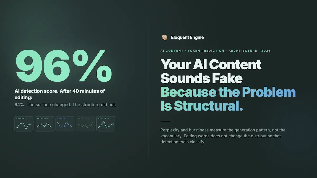 Here's why AI content writing sounds fake