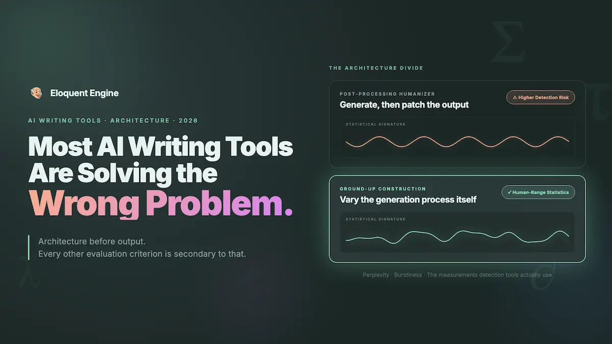 Most AI Writing Tools are Solving the Wrong Problem
