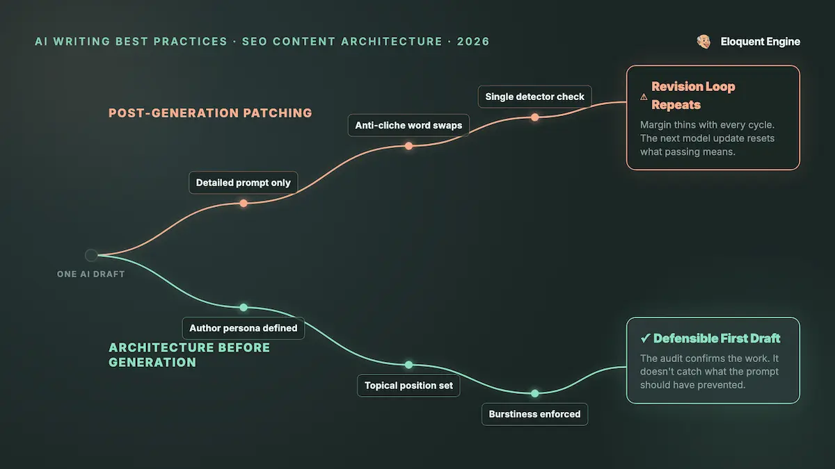 AI writing best practices for SEO content